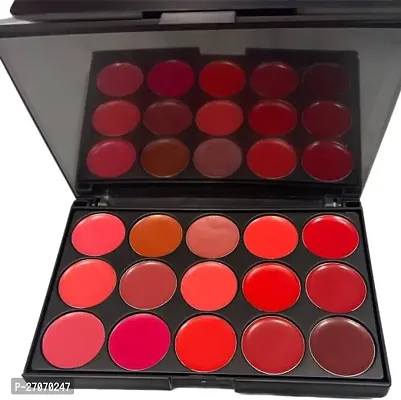 15 COLOR SOFT MATTE LIPSTICK PALETTE  (MULTICOLOR, 52.5 g)