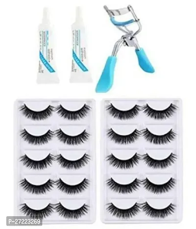 waterproof eyelash with glue and eyelash curler