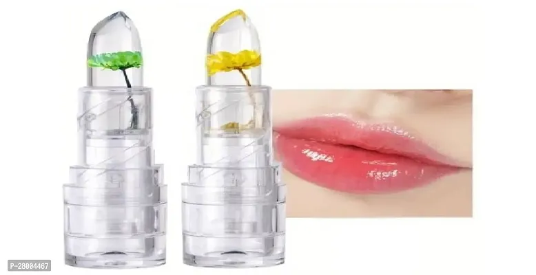 BEST FLOWER COLOR CHANGING JELLY LIPSTICK  (PINK, 3.6 g)