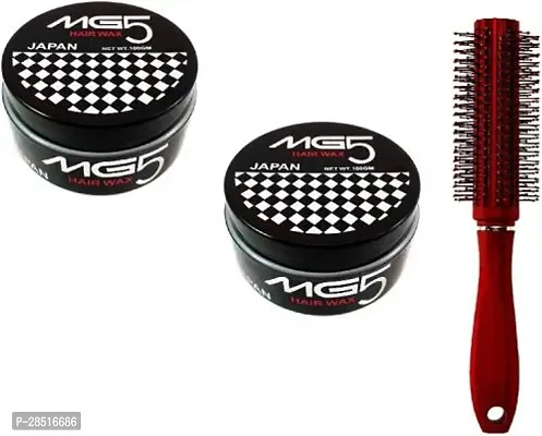 hair salon comb with 2 hair styling wax (pack of 3