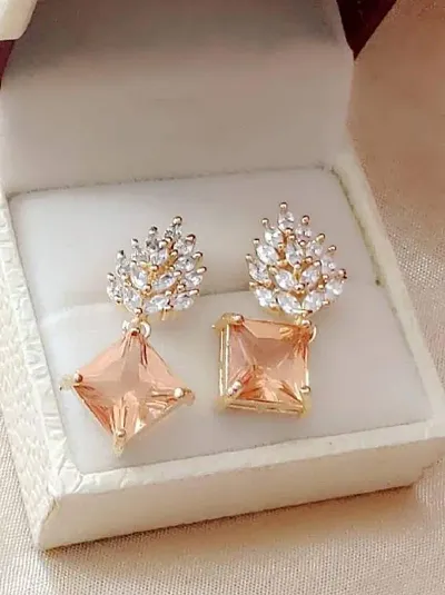 Partywear Alloy Drop Earrings for Women