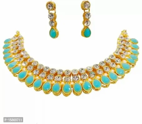 Stylish Multicoloured Alloy  Jewellery Set For Women