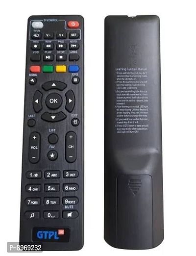 Set Top Box Remote, Compatible for GTPL HD Set Top Box Remote Control-thumb0