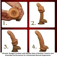 Dragon Condom with Double Hole  Realistic Texture and Extended Performance for Unmatched Sensual Experience Product-thumb2