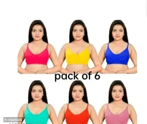 Buy Fancy Hosiery Bras For Women Pack Of 6 Online In India At Discounted  Prices