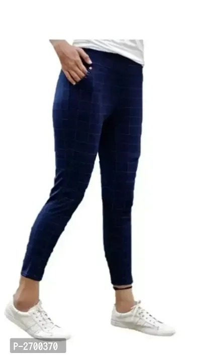 Women's Designer Check Pant-thumb0