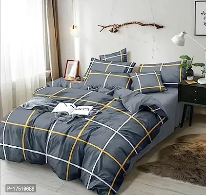 Comfortable Cotton Printed Double Bedsheet with Pillow Covers