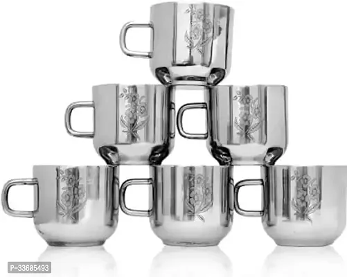 Stainless Steel Tea Cup Set of 6