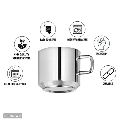 Stainless Steel Tea Cup Set of 6-thumb2