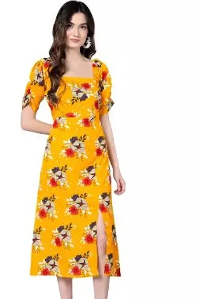 New In Poly Crepe Dresses 