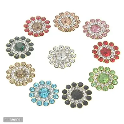 Classic Rhinestones Beads Box For Jewellery Making Art And Craft Diy Kit(12 Mm,Multi)-thumb2