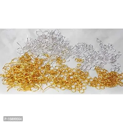 Classic HouseS Combo Of Earring Hooks and Jump Rings In Golden and Silver For Women and Girls Earring-Pack Of 200 Pcs.Each-thumb5