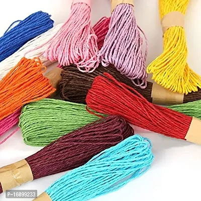 Classic Colorful Diy Paper Rope Threads For Various Art And Craft Projects And Decoration(10 Meter,Multi)-thumb5