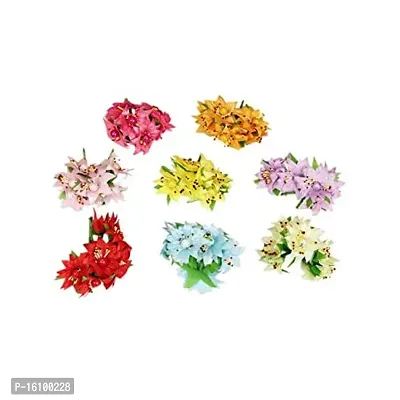 Classic Artificial Flower (Multicolour) -Pack Of 36 ,Artificial Flora