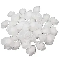 Classic Artificial Flowers (White, Pack Of 100 Pcs)-thumb1