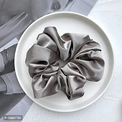 Scrunchie For Hair Scrunchies Satin Silk Combo  For Women GirlsPack 5-thumb5