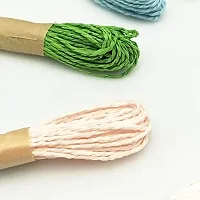 Classic Colorful Diy Paper Rope Threads For Various Art And Craft Projects And Decoration(10 Meter,Multi)-thumb1
