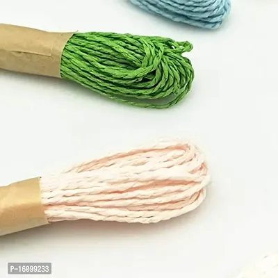 Classic Colorful Diy Paper Rope Threads For Various Art And Craft Projects And Decoration(10 Meter,Multi)-thumb2