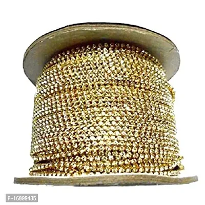 Diva Golden Chain Of Stone For Jewellery Making And Other Craft Work (5M)-thumb2