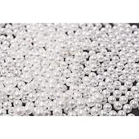 Classic Designs Round Shape White Pearl/Moti Beads For Jewellery And Decoration (800 Mm) - Pack Of 600-thumb1