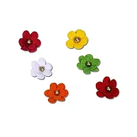 Classic Ms Flower D2 Artificial Flowers For Art And Craft Making And Jewelry (Multicolour)-thumb1