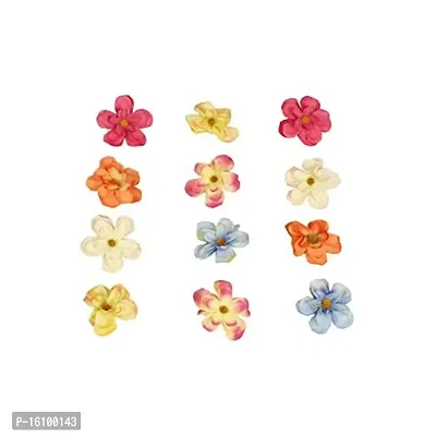 Classic Artificial Flowers For Art And Craft Making And Jewelry(Multi Colour,Pack Of 36 Pc In 6 Assorted Colour