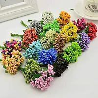 Classic Artificial Pollen Flowers For Tiara Making And Jewelry Making 144Pcs Pollens Blue-thumb1