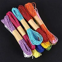 Classic Colorful Diy Paper Rope Threads For Various Art And Craft Projects And Decoration(10 Meter,Multi)-thumb2