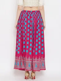 Beautiful Rayon Stitched Ethnic Skirt for Women-thumb4