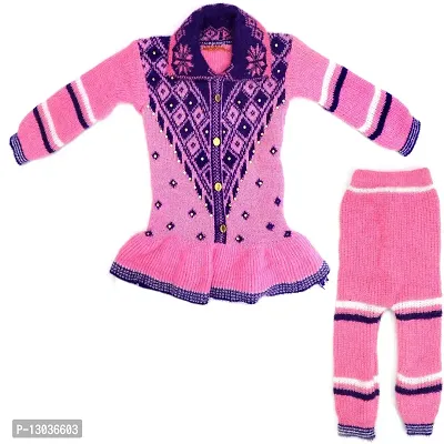 Buy Navjai Woolen Sweater with Pant Pajyama Winter Clothing Collar