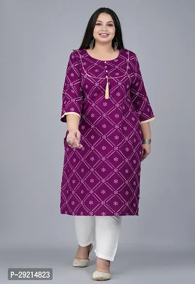 Stylish Purple Viscose Rayon Kurta With Bottom Wear Set For Women-thumb2