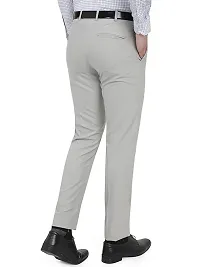 Stylish Cotton Blend Solid Formal Trouser for Men-thumb2