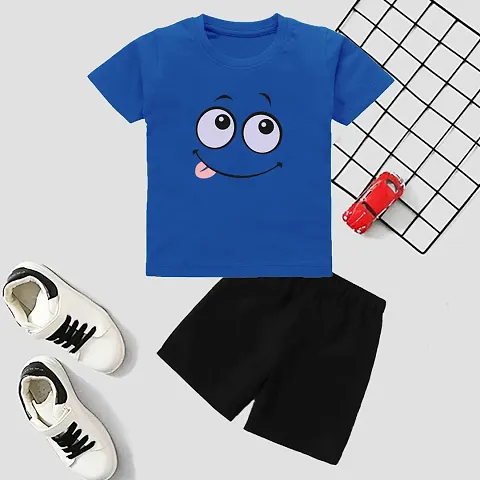 Fabulous Blend T-Shirts with Shorts For Boys