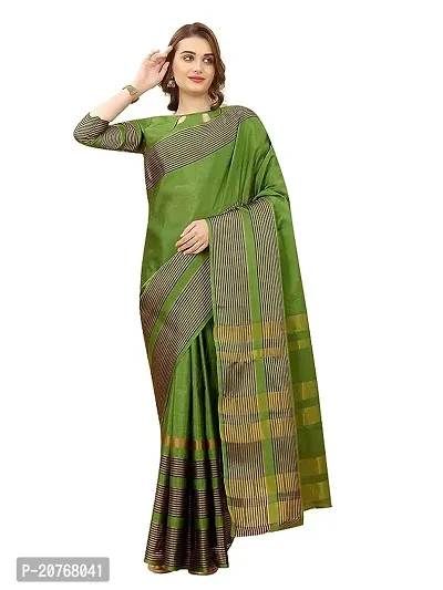 Beautiful Art Silk Saree With Blouse Piece