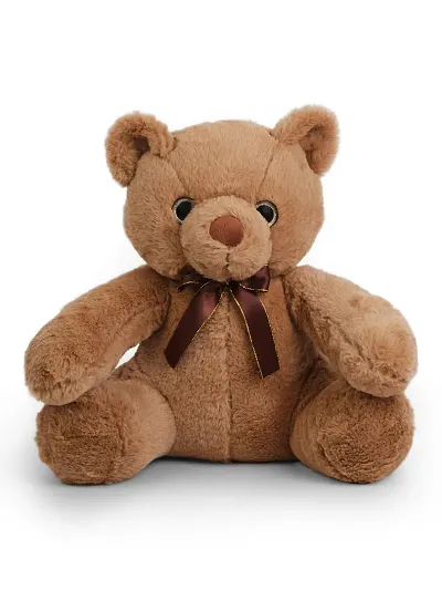 Dukiekooky Cute  Adorable Brown Hugging Teddy Bear Soft / Plush Toy for Kids, Height 35 Cm