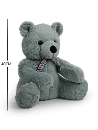 Dukiekooky Cute  Adorable Blue Hugging Teddy Bear Soft / Plush Toy for Kids, Height 35 Cm-thumb2