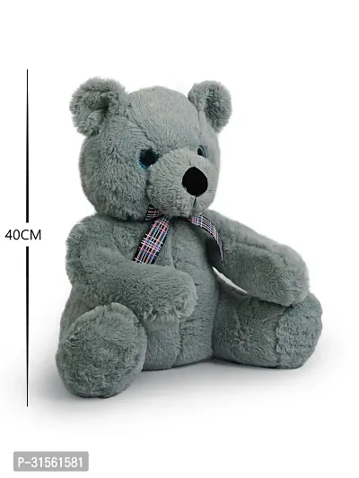 Dukiekooky Cute  Adorable Blue Hugging Teddy Bear Soft / Plush Toy for Kids, Height 35 Cm-thumb3