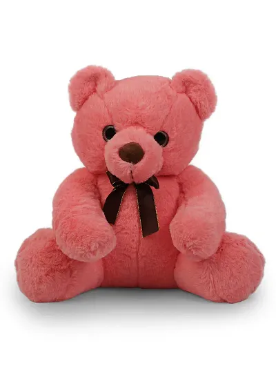 Dukiekooky Cute  Adorable Pink Hugging Teddy Bear Soft / Plush Toy for Kids, Height 35 Cm