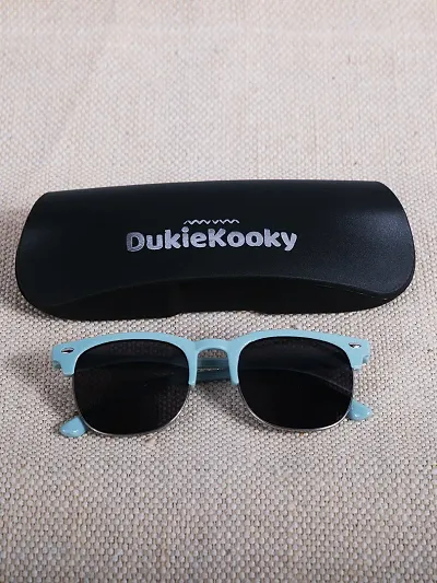 Dukiekooky Kids Unisex Lens Frame Clubmaster sunglasses