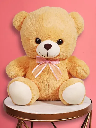 Dukiekooky Brown Cute  Adorable Teddy Bear Plush Soft Toy For Kids