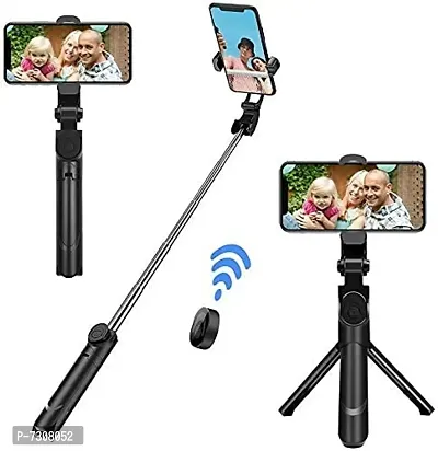 New Best XT02 Selfie Stick with Tripod Stand, Mobile Desktop Live Telescopic Bracket Handheld Bluetooth Selfie Artifact Mini Portable Selfie Monopods-thumb2