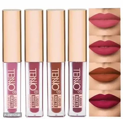 Non Transfer Waterproof Liquid Lipstick Pack of 4