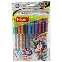 Glitter Gel Pen Pouch Pack 10 Shades-thumb2