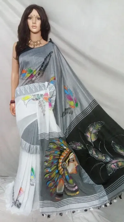 Best Selling Cotton Saree with Blouse piece 