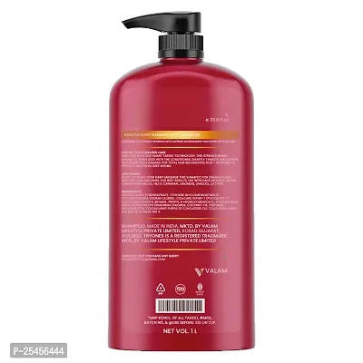 Tryones Keratin Smooth Shampoo 1000ml, With Keratin  Argan Oil for Straighter-thumb2