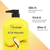 Tryones 6 Oil Nourishing Shampoo With 6 Nutritive Oils For Dry Hair (1 Liter)-thumb1