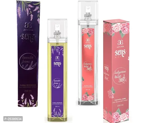 1 AROCHEM BULGARIAN ROSE AIR FRESHENER 250ML + 1 AROCHEM LAVENDER FARMS AIR FRESHENER 250ML