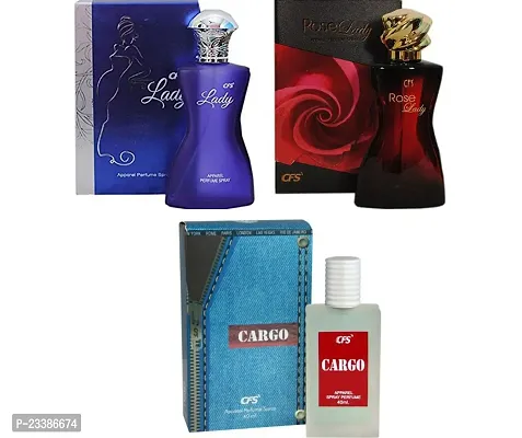 1 CFS CARGO BLUE PERFUME 40ML + 1 CFS ROSE LADY PERFUME 40ML + 1 CFS LADY PERFUME 40ML-thumb0