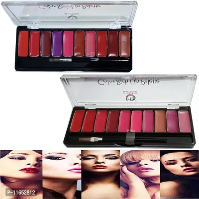 Trendy 2 Mattlook Color Rich 10 Lip Color Palette 8 Gm-thumb0