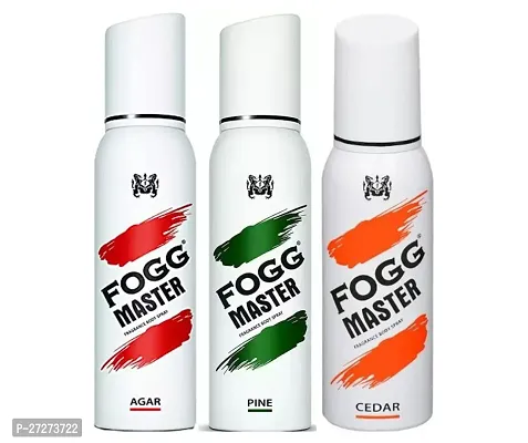 1 FOGG MASTER CEDAR BODY SPRAY DEO 120ML + 1 FOGG MASTER PINE BODY SPRAY DEO 120ML + 1 FOGG MASTER AGAR BODY SPRAY DEO 120ML